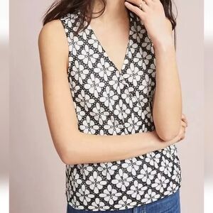 Anthropologie Maeve Coralie Wrap Top
